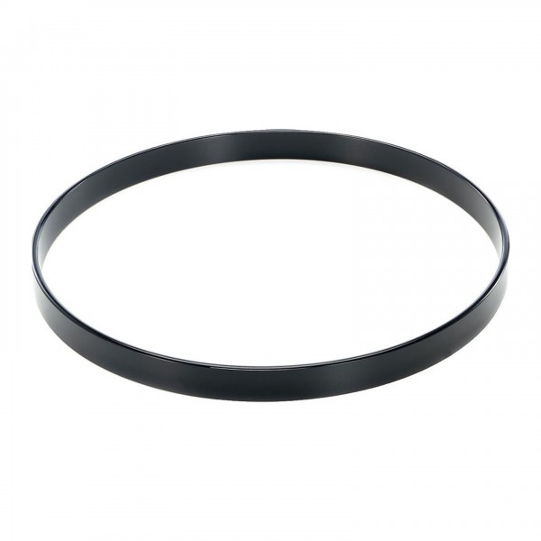 WorldMax 14" Maple Bass Drum Hoop, Black Lacquer Finish