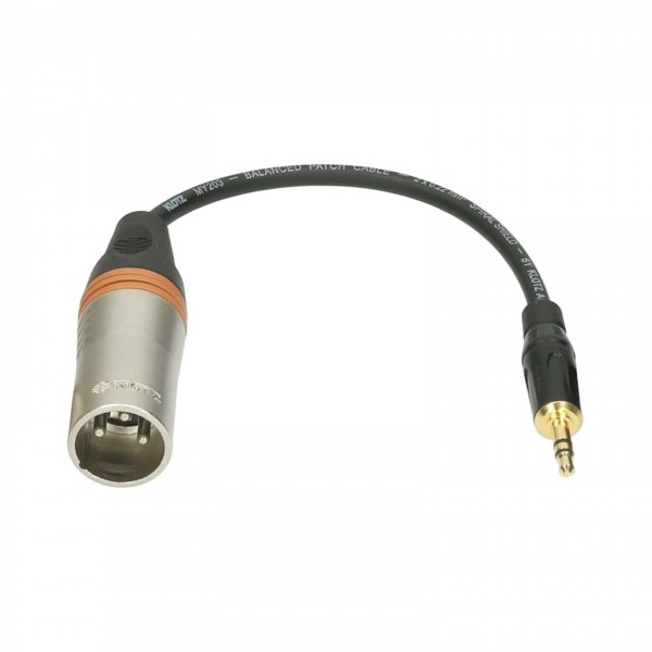 Klotz 3.5mm Stereo Jack - XLR Male Adapter, 0.2m - Cable