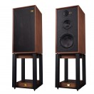 Wharfedale Linton Heritage Speakers with Matching Stands (Pair), Walnut