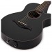 3/4 Single Cutaway Electro Acoustic Guitar by Gear4music, Black