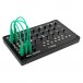 MAVIS Semi-Modular Synthesizer DIY Kit - Angled w/ cables