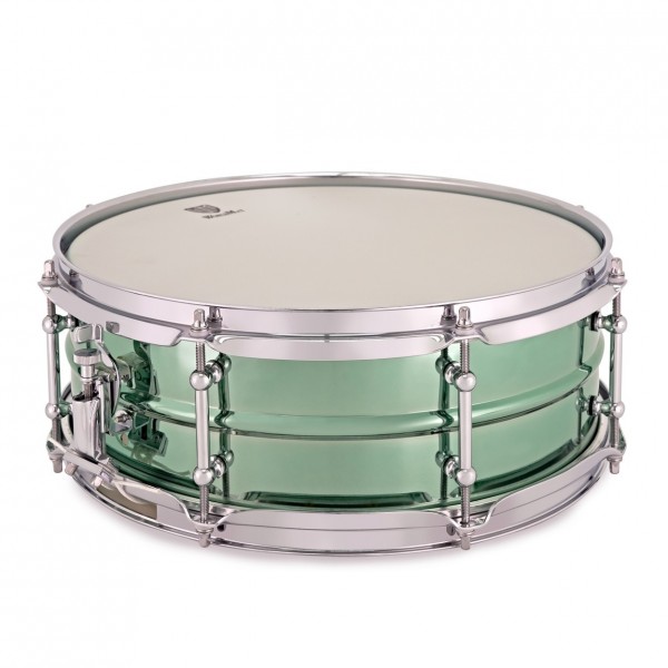 WorldMax 14 x 5'' Jade Tiger Steel Snare Drum - Back