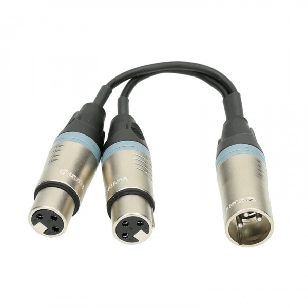 Klotz Merging Adapter, XLR Male - 2 x XLR Female - Cable