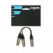 Klotz Merging Adapter, XLR Male - 2 x XLR Female - Packaging