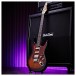 LA Select Electric Guitar HSS + Amp Pack, Sunburst