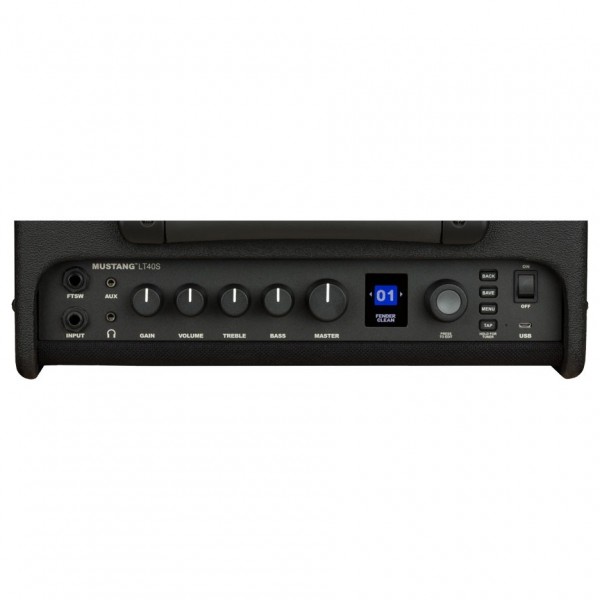 Fender Mustang LT40S, Black EU controls