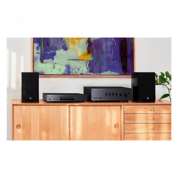Yamaha A-S301 Stereo Amp & CD-S303 CD Player, Black HiFi Package