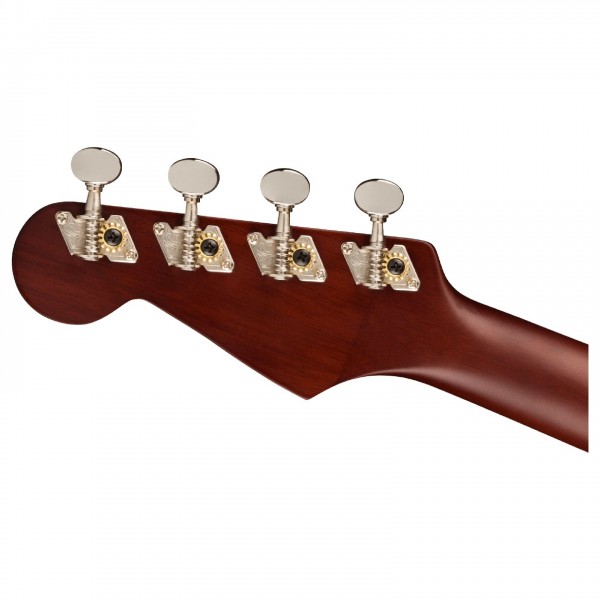 Fender Avalon Tenor Ukulele, 2-Color Sunburst back of headstock