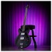 San Francisco Semi Acoustic Bass by Gear4music, Black