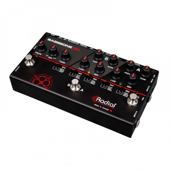 Radial Tonebone Bassbone OD 2-Channel Bass Preamp - right