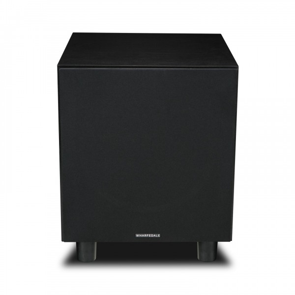 Wharfedale SW-12 Subwoofer, Blackwood - Covered, Angled Front