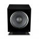 Wharfedale SW-12 Subwoofer, Blackwood - Open, Angled Front