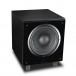 Wharfedale SW-12 Subwoofer, Blackwood - Open, Angled Right