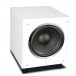 Wharfedale SW-12 Subwoofer, White - Open, Angled Right