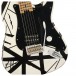 EVH Striped Series '78 Eruption, White with Black Stripes Relic body