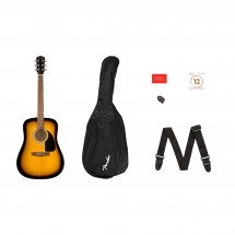 Fender FA-115 Acoustic Dreadnought Pack, Sunburst