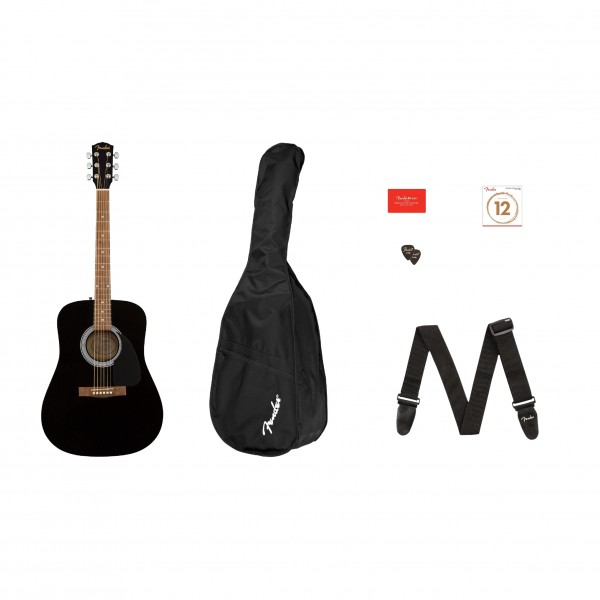 Fender FA-115 Dreadnought Pack, Black set