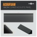 AcouFoam 100cm Corner Acoustic Panel by Gear4music
