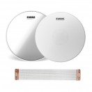 Evans Pesado Snare Pack de mejora de Blaster de tambor, 14".