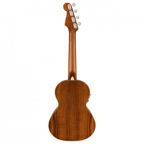 Fender Montecito Tenor Ukulele, Shaded Edge Burst back