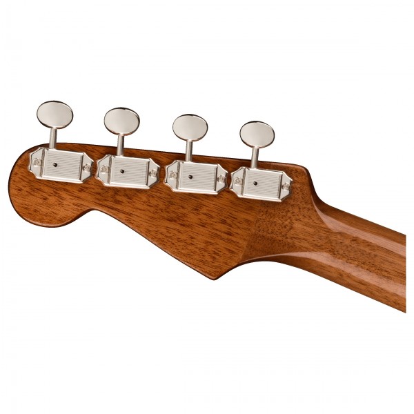 Fender Montecito Tenor Ukulele, Shaded Edge Burst neck