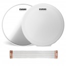 Evans HD Coated Snare Drum Blaster Upgrade Pack, 14"
