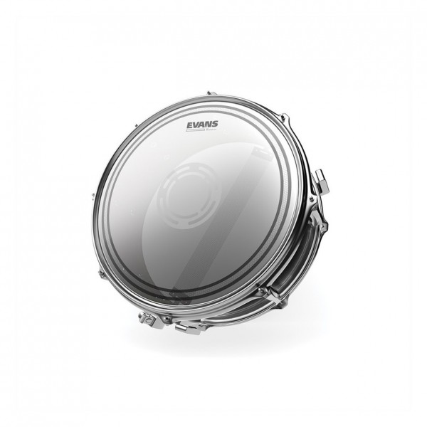 Evans Edge Control EC Reverse Dot Snare Head, 14'' - Installed example
