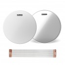 Evans Power Centre Reverse Dot Snare Drum Blaster Upgrade Pack, 14"