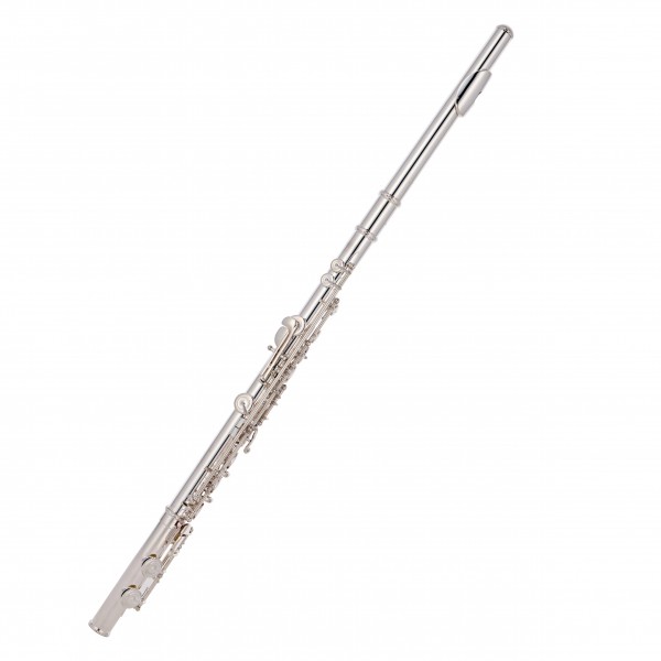 Trevor James TJ10XP Student Flute, Silver Riser and Lip