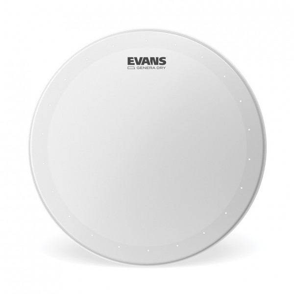 Evans Genera Dry Coated Snare Drum Head, 14''