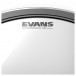 Evans Heavyweight Knockout Pack - Bass drum batter head detail