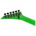 Jackson American Series Soloist SL3, Satin Slime Green headstock reverse