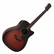Yamaha A1R Rosewood Electro Acoustic Guitar, Tobacco Brown Sunburst