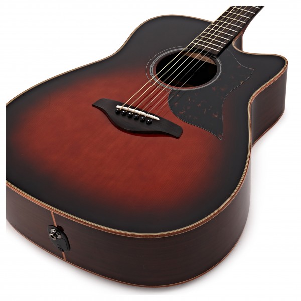 Yamaha A1R Rosewood Electro Acoustic Guitar, Tobacco Brown Sunburst