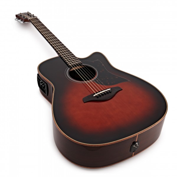 Yamaha A1R Rosewood Electro Acoustic Guitar, Tobacco Brown Sunburst
