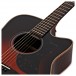 Yamaha A1R Rosewood Electro Acoustic Guitar, Tobacco Brown Sunburst
