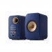 KEF LSX II Wireless Hifi Speaker System, Cobalt Blue - Angle 1