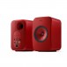 KEF LSX II Wireless Hifi Speaker System, Lava Red - Angle 1