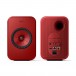 KEF LSX II Wireless Hifi Speaker System, Lava Red - Angle 2