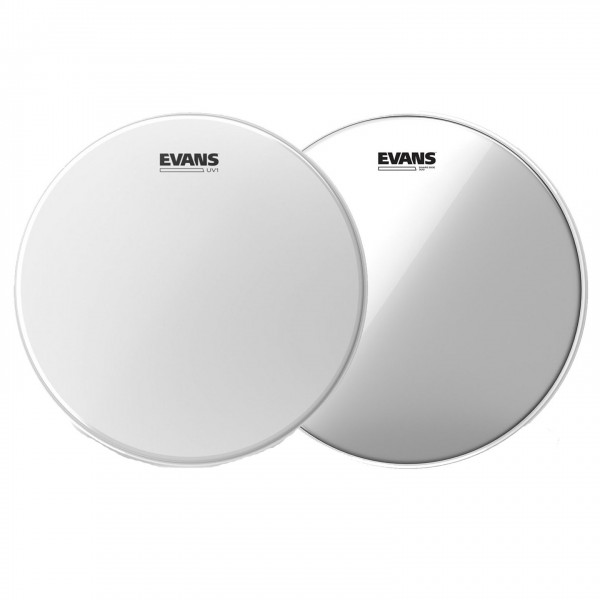 Evans UV1 Snare Drum Head & Snare Side Hazy 300 Pack, 12''