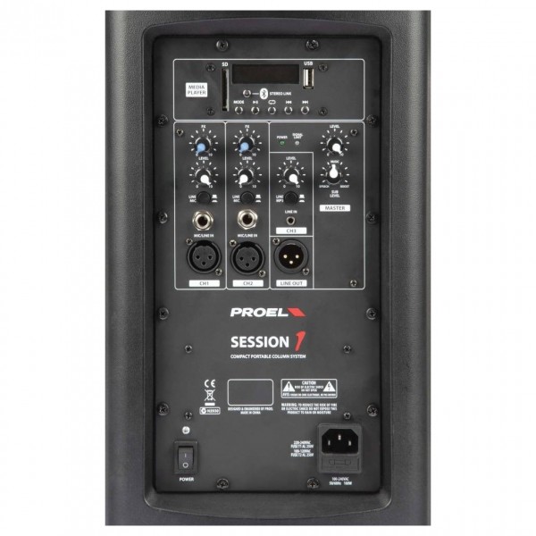 Proel SESSION1 Column PA System at Gear4music