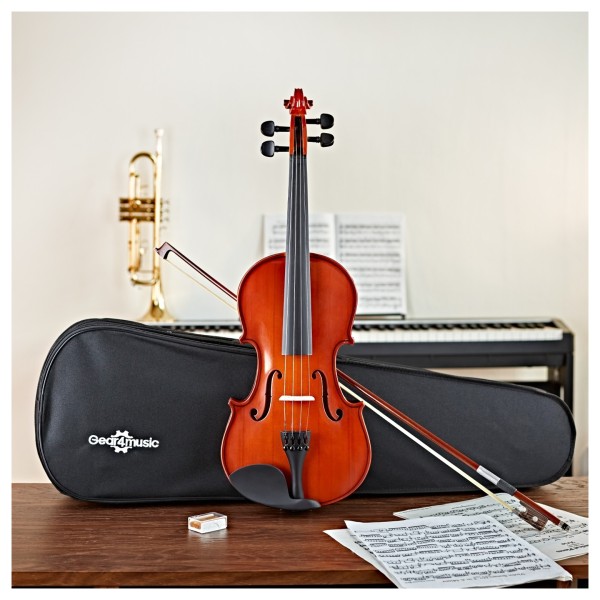 Student Full Size Violin + Accessory Pack by Gear4music