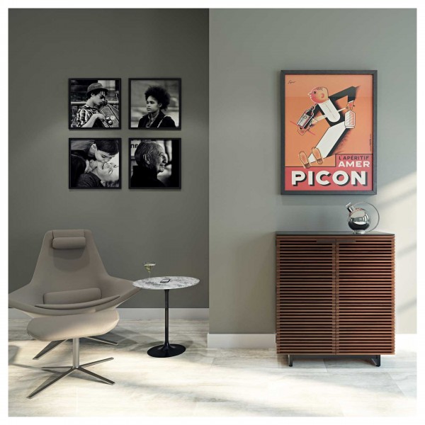 BDI Corridor 5620 Home Bar Cabinet, Chocolate Stained Walnut 