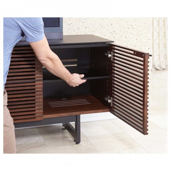 BDI Corridor 8179 TV Cabinet, Charcoal Stained Ash
