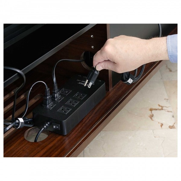 BDI Corridor 8179 TV Cabinet, Charcoal Stained Ash
