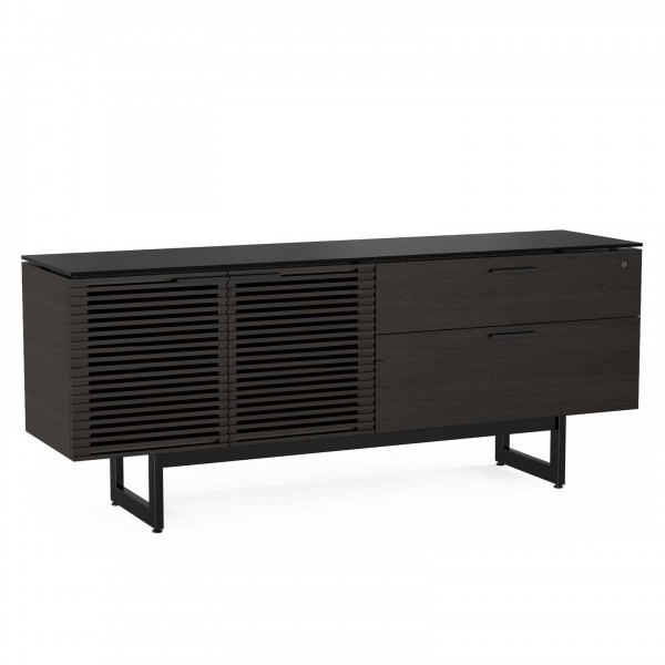 BDI Corridor 6529 Credenza Charcoal Stained Ash