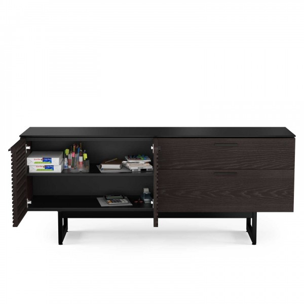 BDI Corridor 6529 Credenza Charcoal Stained Ash