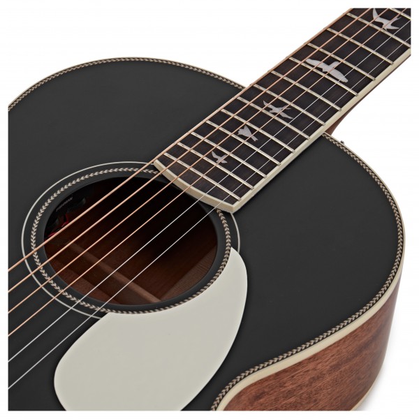 PRS SE P20E Parlor Piezo, Satin Black Top