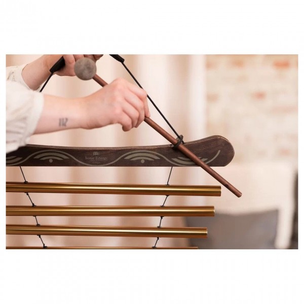 Meinl Sonic Energy Meditation Flow Chime 35", D Major - Mallet holder