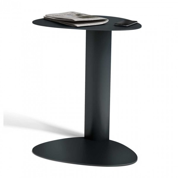 BDI Bink 1025 Laptop / Side Table, Pepper Black